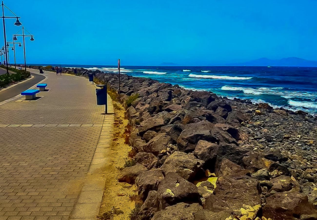 Ferienwohnung in Corralejo - Maia Ocean – In erster Meereslinie für 6 Personen.