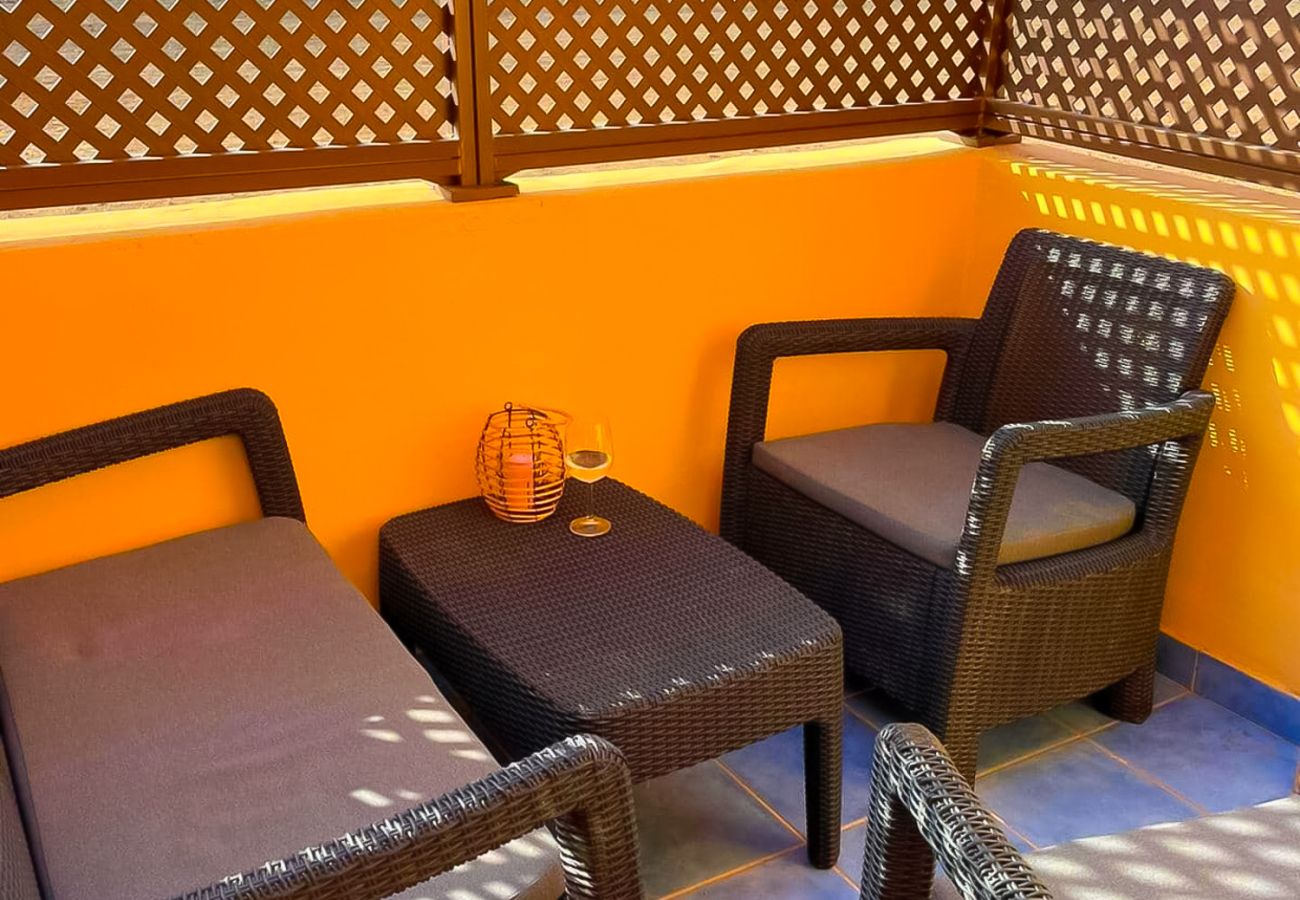 Ferienwohnung in Corralejo - Maia Ocean – In erster Meereslinie für 6 Personen.